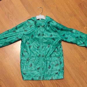 Cherokee kids lightweight dinosaur raincoat